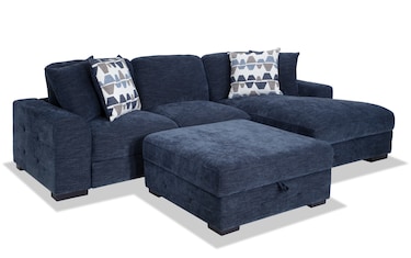 Bobs furniture store storage couch