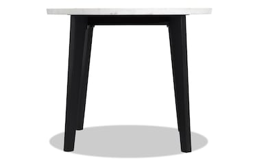 Elm White Round Counter Table | Bob's Discount Furniture