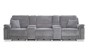 Bobs furniture deals reclining sectional