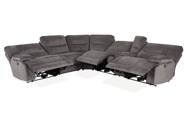 Pacifica gray 6 piece shop sectional