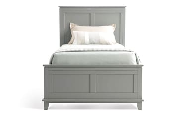 Chadwick Twin Gray Panel Bed Bob s Discount Furniture Mattress