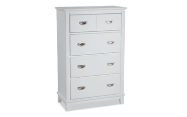 Chadwick White 4 Drawer Chest | Bob's Discount Furniture & Mattress Store