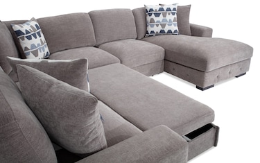 Bobs 2024 grey sectional