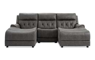 Bobs furniture outlet sectional recliner