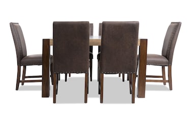 Bobs furniture 7 piece best sale dining set