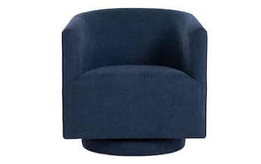 Blair Navy Swivel Chair Bob s Discount Furniture Mattress Store