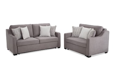 Bob-O-Pedic® Gray 73'' Pop-Up Sleeper Sofa & Chair | Bob's Discount ...