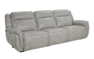 Sahara Stone 117'' Power Reclining Zero Gravity Sofa with Armless Chair ...