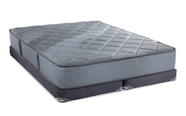 Synergy Queen Firm Split Low Profile Mattress Set | Bob's Discount ...