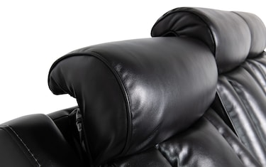 Tuxedo Black Power Sofa 