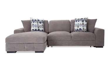 Grey sectional deals bobs furniture