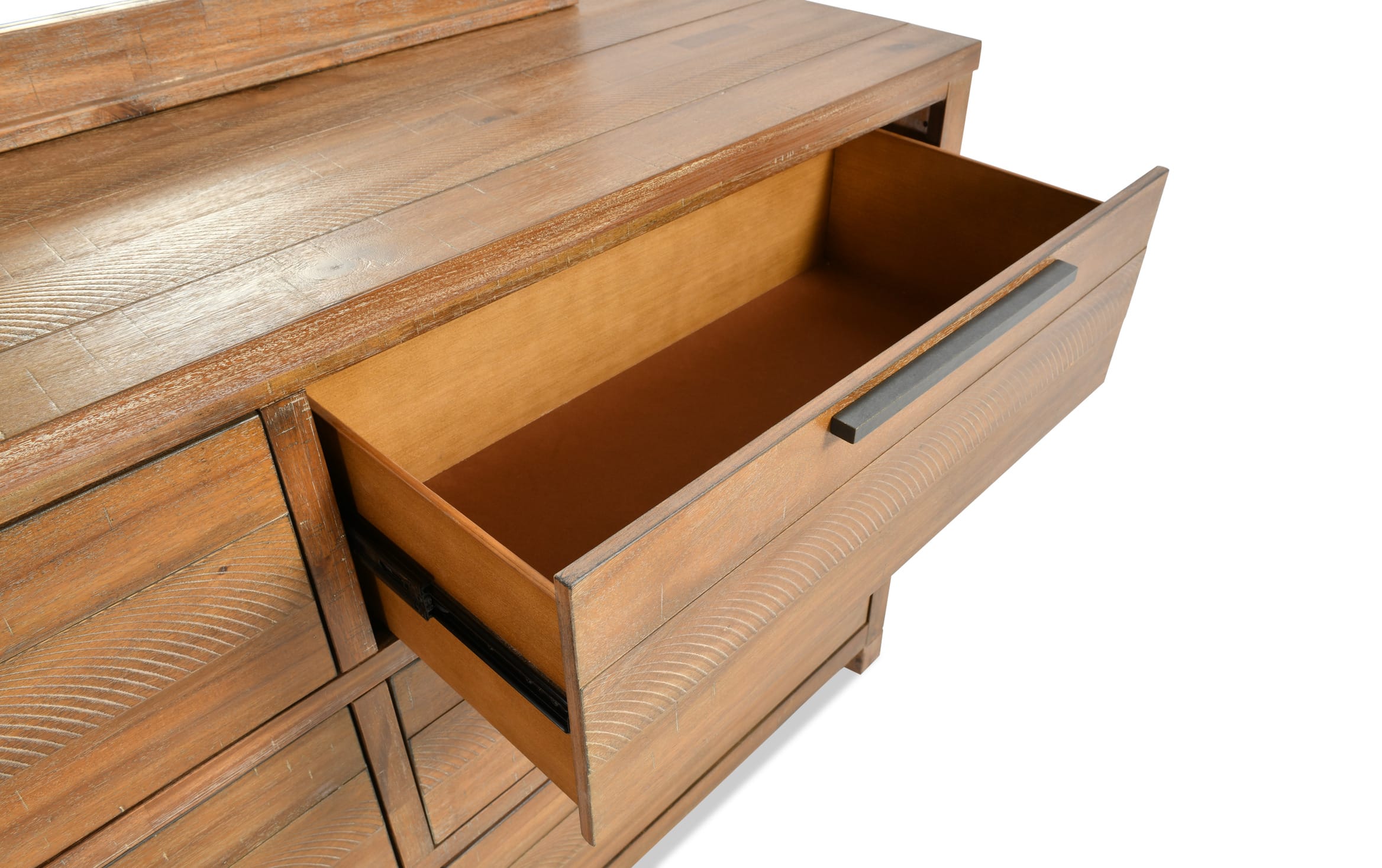Canyon 5 Piece Queen Light Oak Wall Bedroom Set | Bob's Discount ...