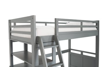 Chadwick Gray Loft Bed | Bob's Discount Furniture & Mattress Store