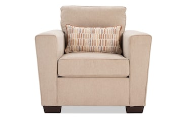 Dylan Beige 3 Piece Right Arm Facing Sectional With Chair | Bob's ...