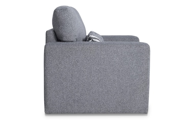 Playday Gray 3 Piece Right Arm Facing Sectional with Pop Up
