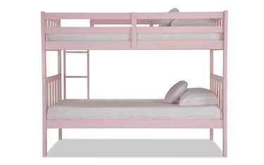 Bailey Twin/Twin Pink Bunk Bed | Bob's Discount Furniture & Mattress Store