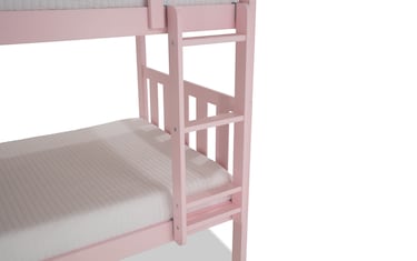 Bailey Twin/Twin Pink Bunk Bed | Bob's Discount Furniture & Mattress Store