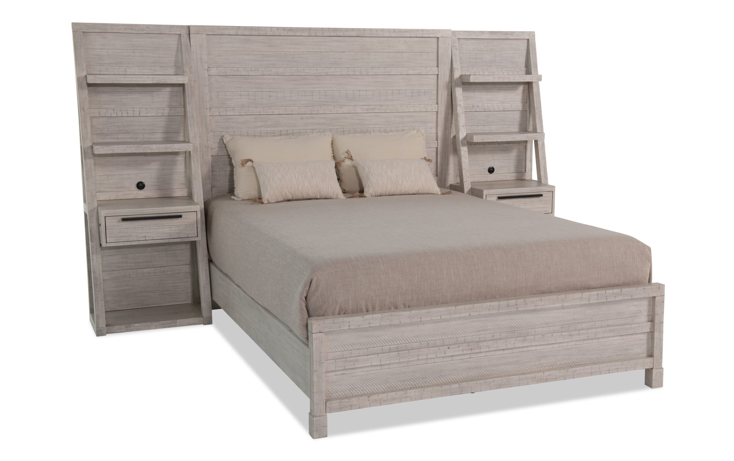Canyon Queen White Wall Bed | Bob's Discount Furniture & Mattress Store