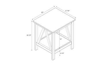 Apollo Brown End Table | Bob's Discount Furniture & Mattress Store