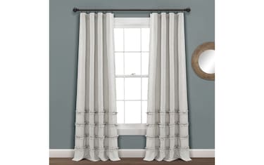 Set of 2 Anne 40'' x 84'' Gray Curtain Panels | Bob's Discount ...