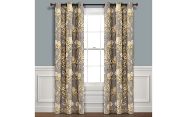 Set of 2 Joy 38'' x 84'' Gray Curtain Panels | Bob's Discount Furniture ...