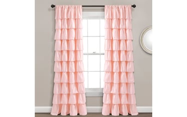 Set of 2 Terry 50'' x 84'' Blush Curtain Panel | Bob's Discount ...