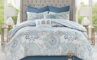 Jesi 8 Piece California King Comforter Set | Bob's Discount Furniture ...