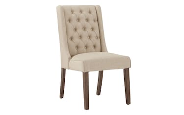 Set of 2 Alaia Beige Dining Chairs | Bob's Discount Furniture ...