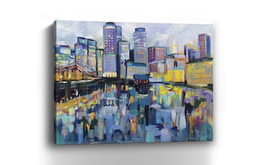 Boston Harbor Canvas Wall Art | Bob's Discount Furniture & Mattress Store