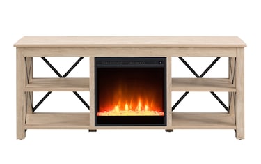 Fireplace tv deals stand bobs furniture