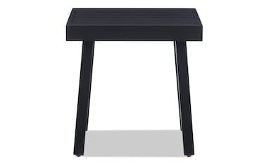 Suvi Black Aluminum Outdoor Side Table | Bob's Discount Furniture ...