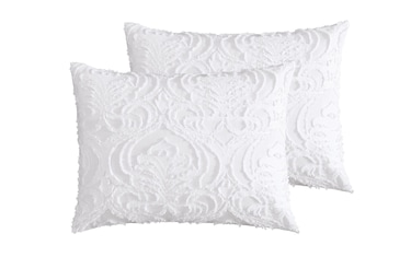 Millie Queen White Medallion 5 Piece Comforter Set | Bob's Discount ...