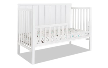 Ollie White 4 in 1 Convertible Crib