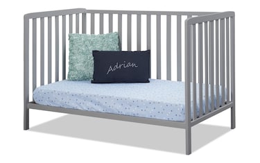 Avery Gray 3 in 1 Convertible Crib Bob s Discount Furniture Mattress Store