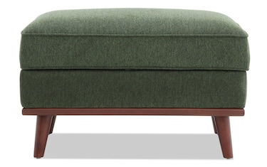 Tribeca Green Storage Ottoman