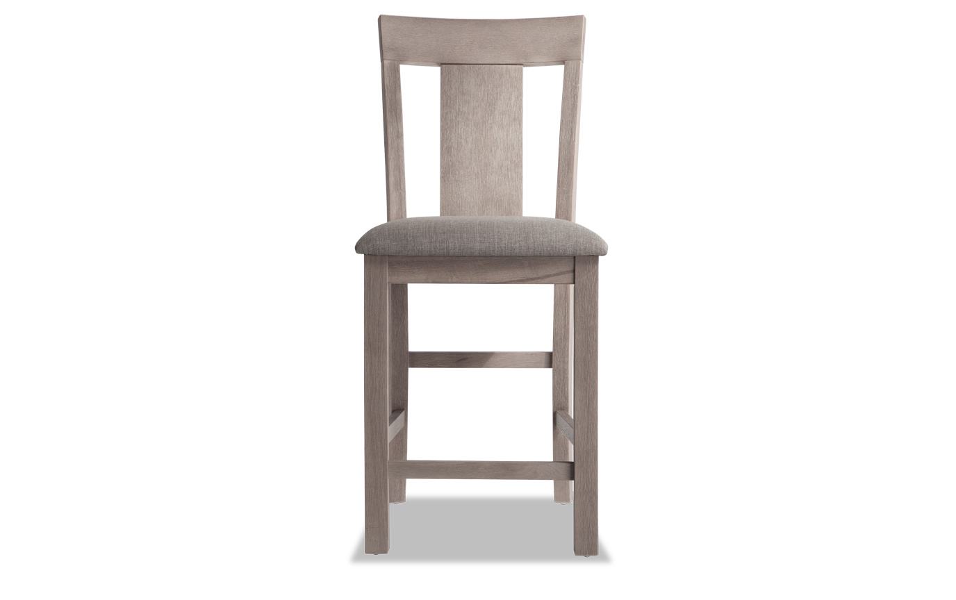 Summit Gray Slat Back Counter Height Stool | Bob's Discount Furniture ...