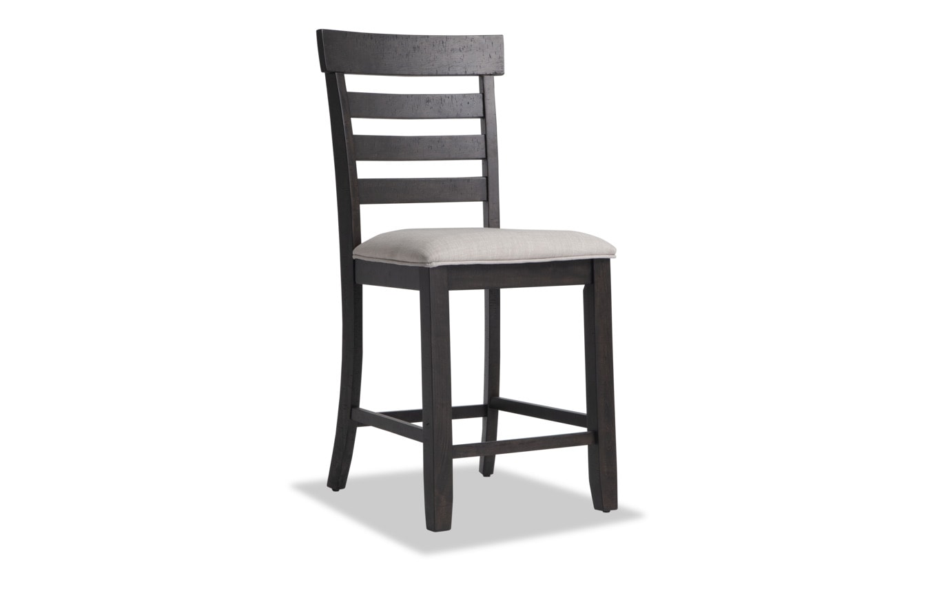 Sonoma Espresso Kitchen Island Set with 4 Counter Stools | espresso_finish