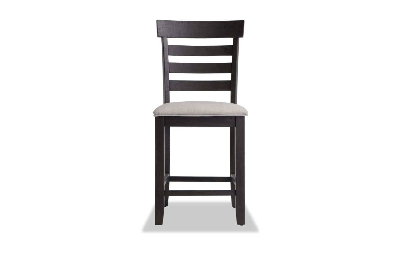 Sonoma Espresso Kitchen Island Set with 4 Counter Stools | espresso_finish