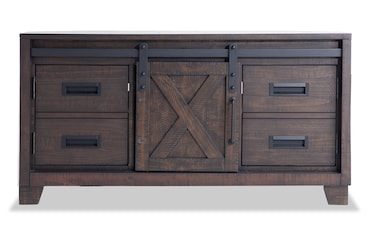 Montana 55 Brown Fully Assembled Storage TV Stand Bob s Discount Furniture Mattress Store