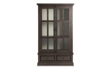 4 Door Gray Cabinet Bobs Com