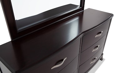 Bobs furniture deals black dresser