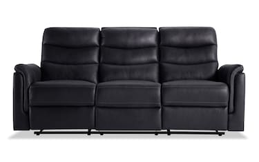 Forte Gray Manual Reclining Sofa | Bob's Discount Furniture