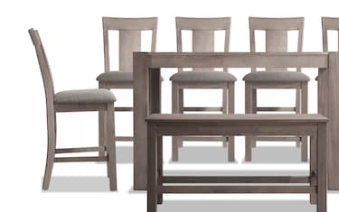 Bobs furniture counter discount height dining set