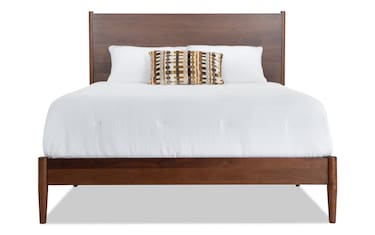 Bettie Queen Brown Platform Bed