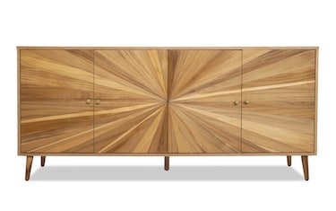 Starburst Natural 4 Door Cabinet