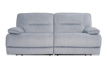 Pacifica Silver 82 Power Reclining Loveseat Bob s Discount Furniture Mattress Store