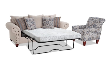 Bobs furniture loveseat 2024 sofa bed