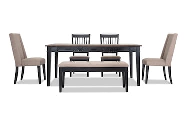 Bobs furniture bar deals table