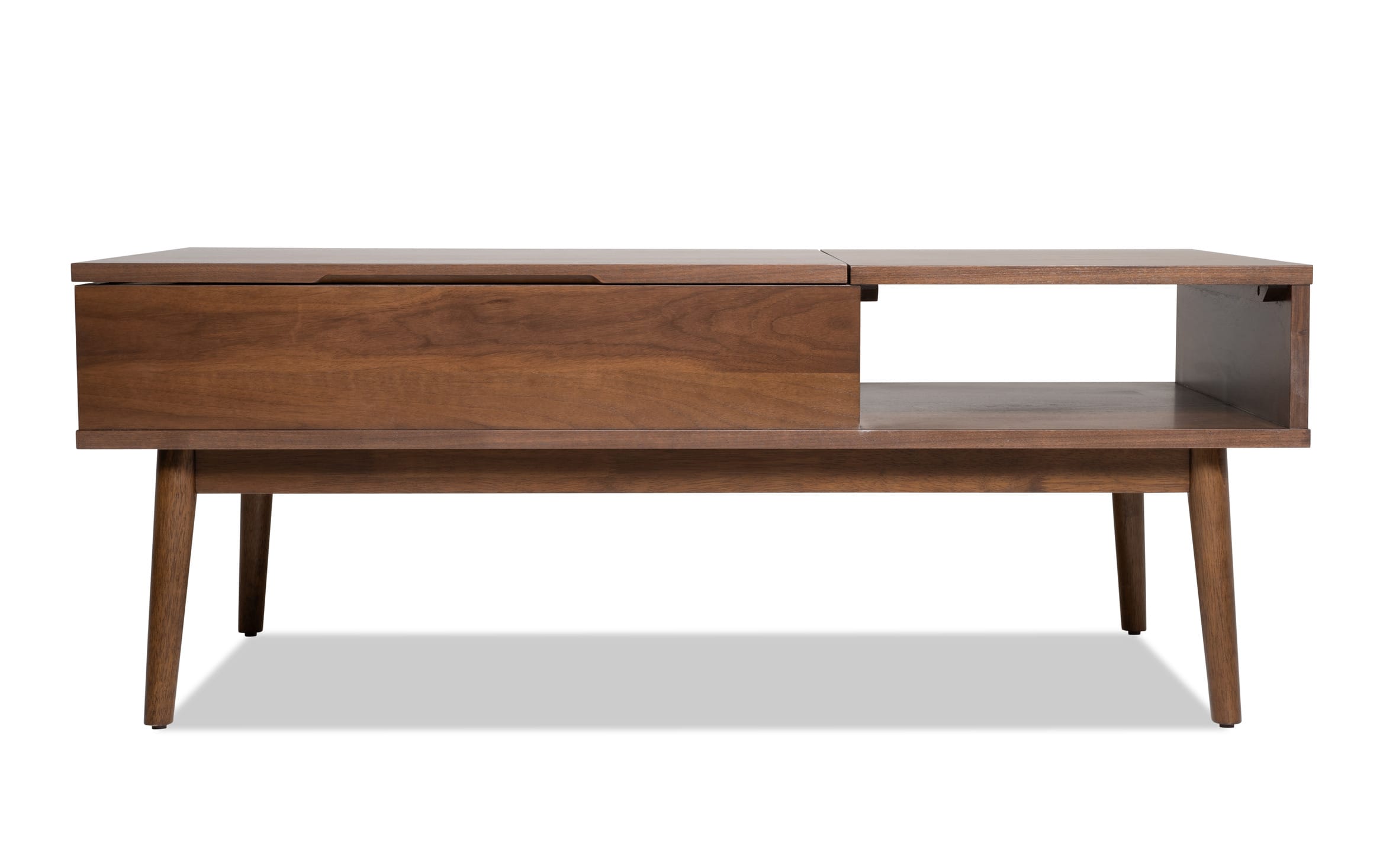 Bettie Walnut Lift Top Storage Coffee Table