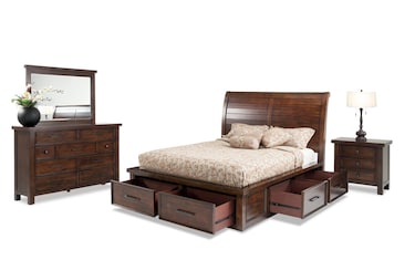 Queen size bed 2024 bobs furniture